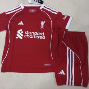 25-26 Liverpool Home kids kit